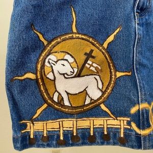 Los Angeles Apparel Denim Mini Skirt